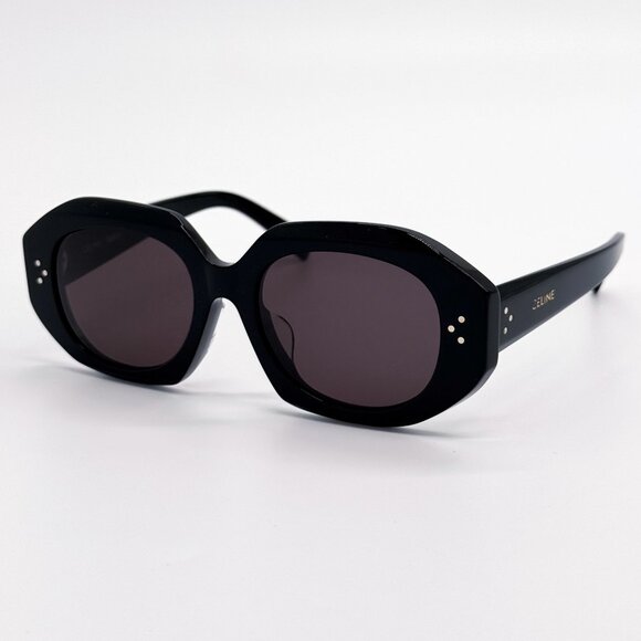 NEW CL40319F 01Y CELINE SUNGLASSES BLACK GREY WOMEN EYEWEAR - Picture 1 of 8